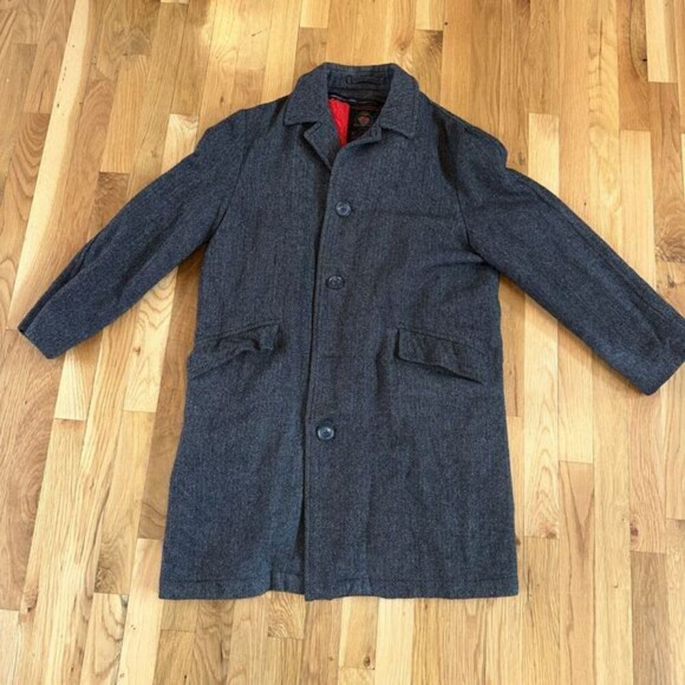 Vintage (Rare) Stetson Tweed Coat Size Medium‎